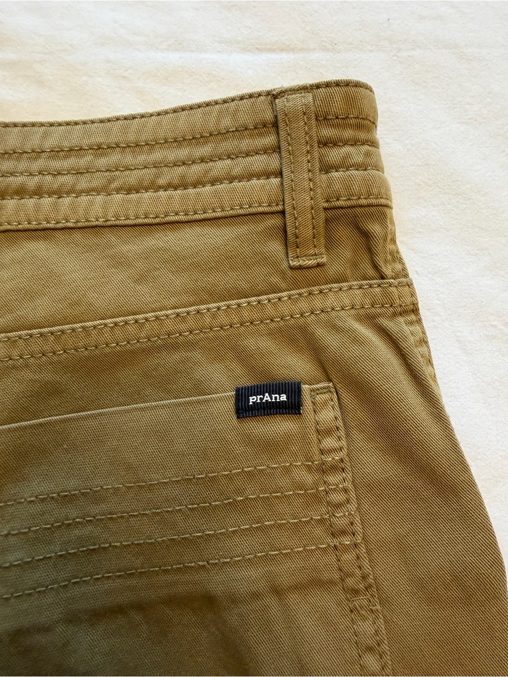 Prana Women’s Olive Green Casual Cotton Shorts - Picture 5 of 5